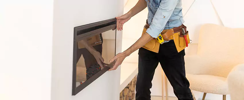 Metal Fireplace Installation in Elyria, Ohio