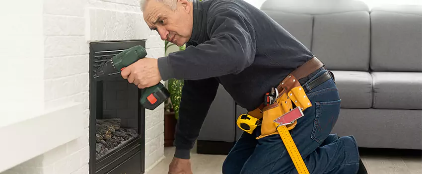 New Indoor Fireplace Installation in Elyria, Ohio