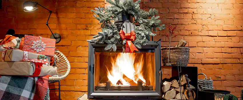 Travis Industries Linear Gas Fireplace Installation in Elyria, Ohio