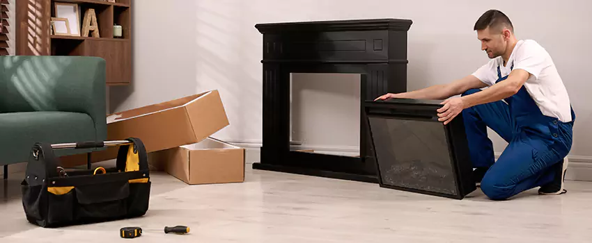 Old Rusted Metal Fireplace Repair And Replacement in Elyria, OH