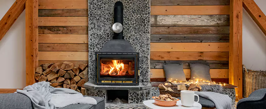 Thelin Hearth Products Direct Vent Gas Stove Fireplace Inspection in Elyria, Ohio